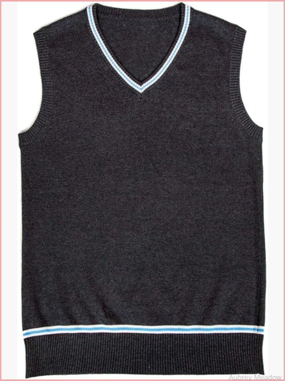 Cozy Knit Sweater Vest Cardigan Cosplay College Style Sleeveless